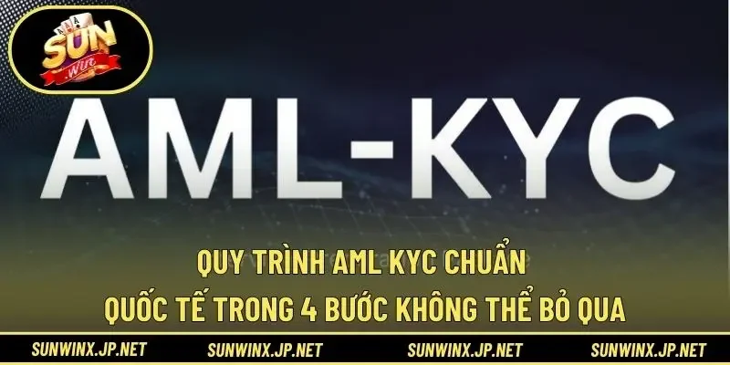 Quy trình AML KYC chuẩn quốc tế trong 4 bước không thể bỏ qua